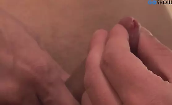 Man pleasures Transsexual in Bedroom